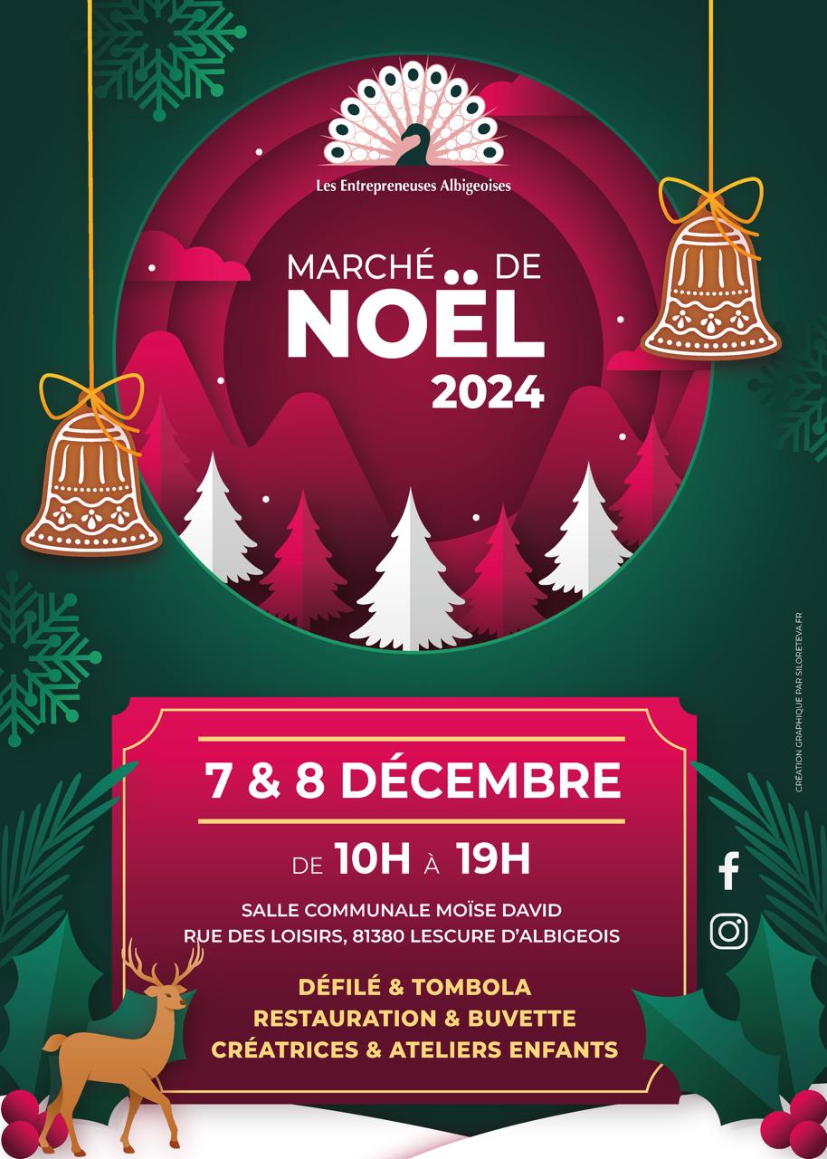 Affiche du Marché de Noël 2024